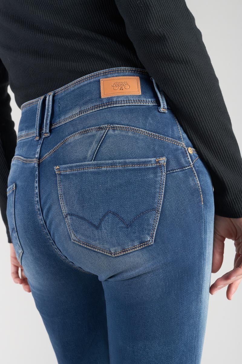 Jeans ultra pulp slim Mood taille haute 7/8ème bleu N°3