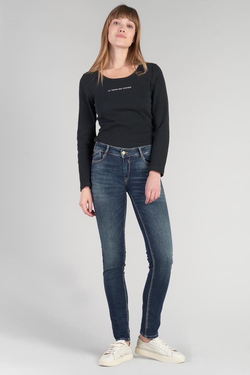 Jeans pulp slim vintage bleu N°2