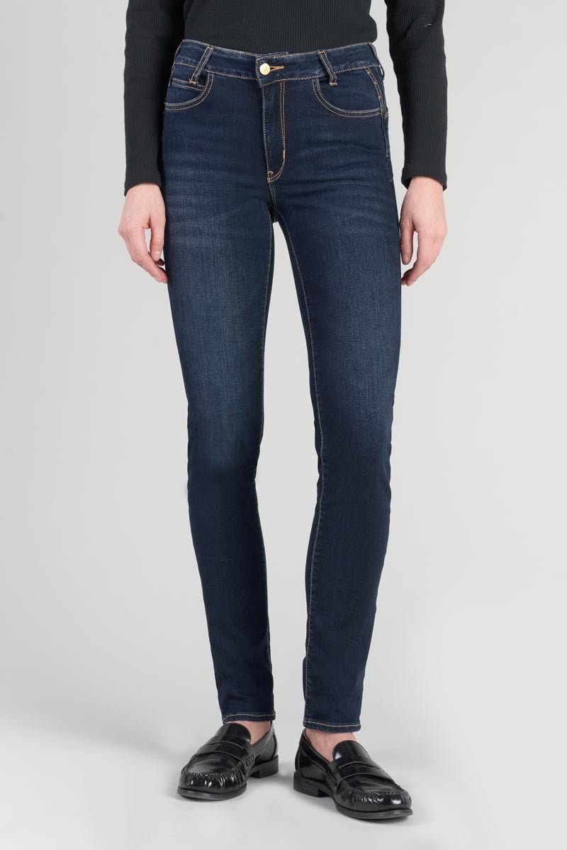 Jeans pulp slim Vanta taille haute bleu N°1