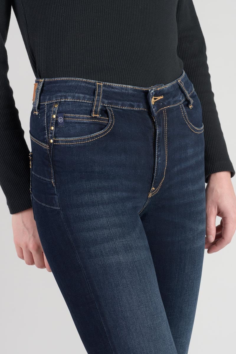 Jeans pulp slim Vanta taille haute bleu N°1