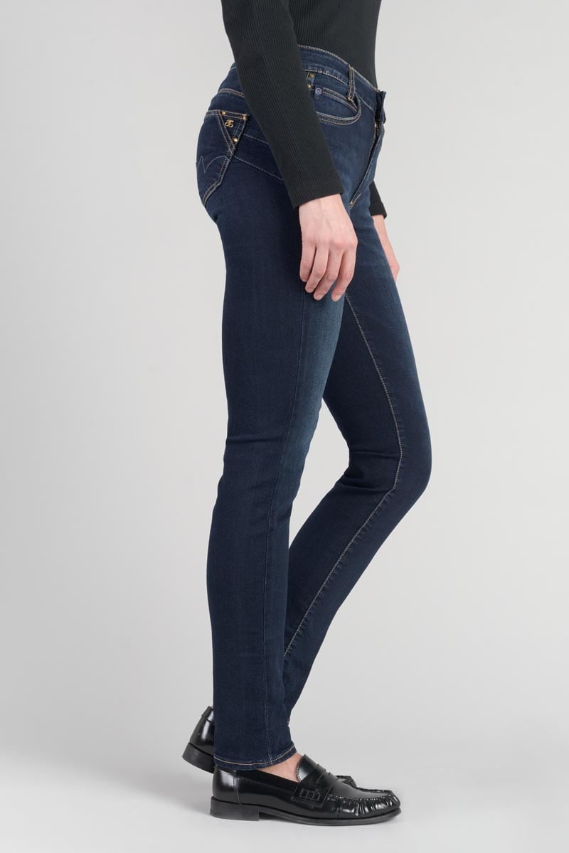 Jeans pulp slim Vanta taille haute bleu N°1