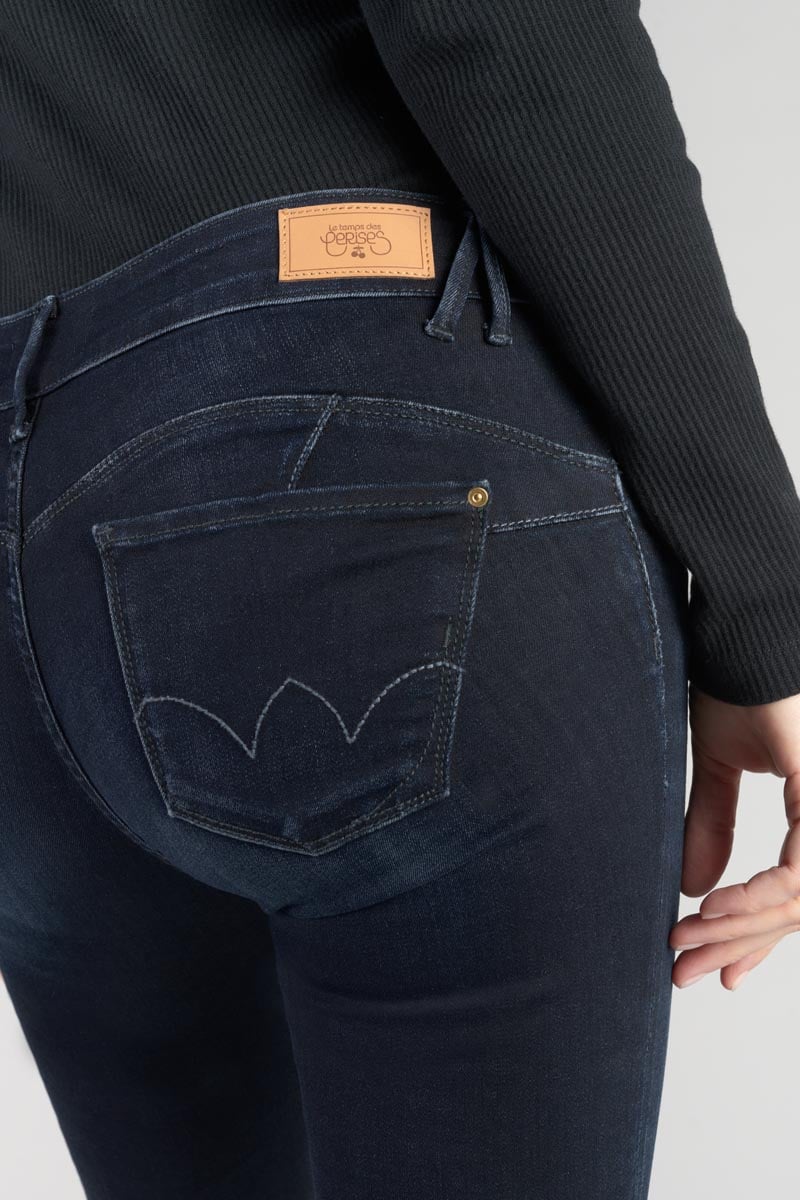 Jeans pulp slim Vigny 7/8ème bleu-noir N°2