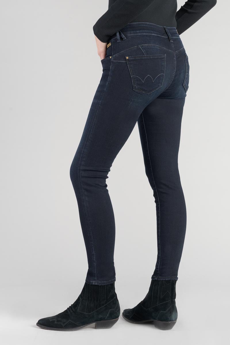 Jeans pulp slim Vigny 7/8ème bleu-noir N°2