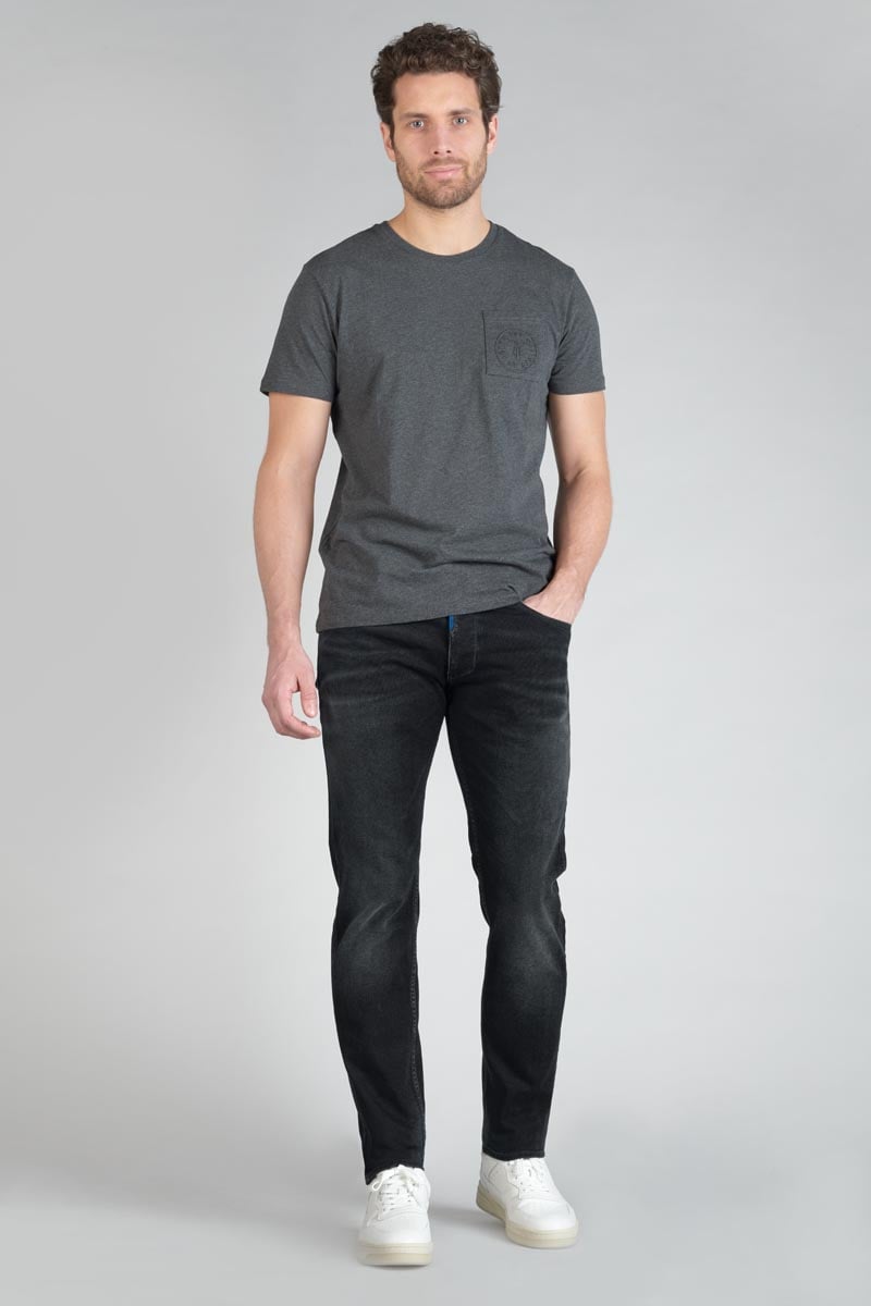 Jeans 700/17 relax Charlet bleu-noir N°1