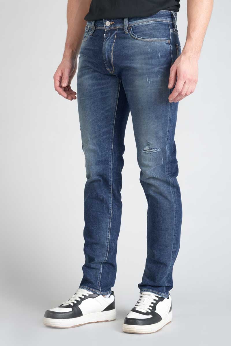 Jeans 700/17 relax Nevers destroy bleu N°2