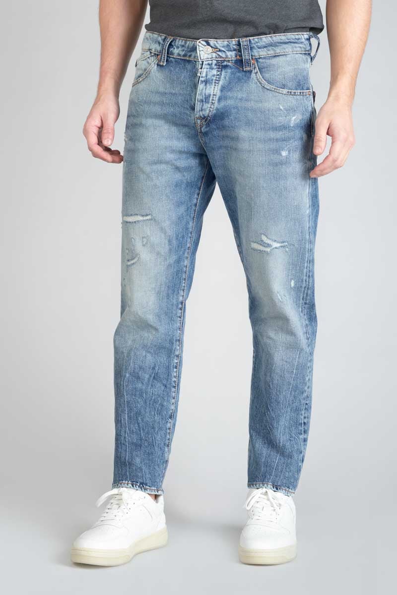 Jeans 700/20 regular Vintage destroy bleu N°4