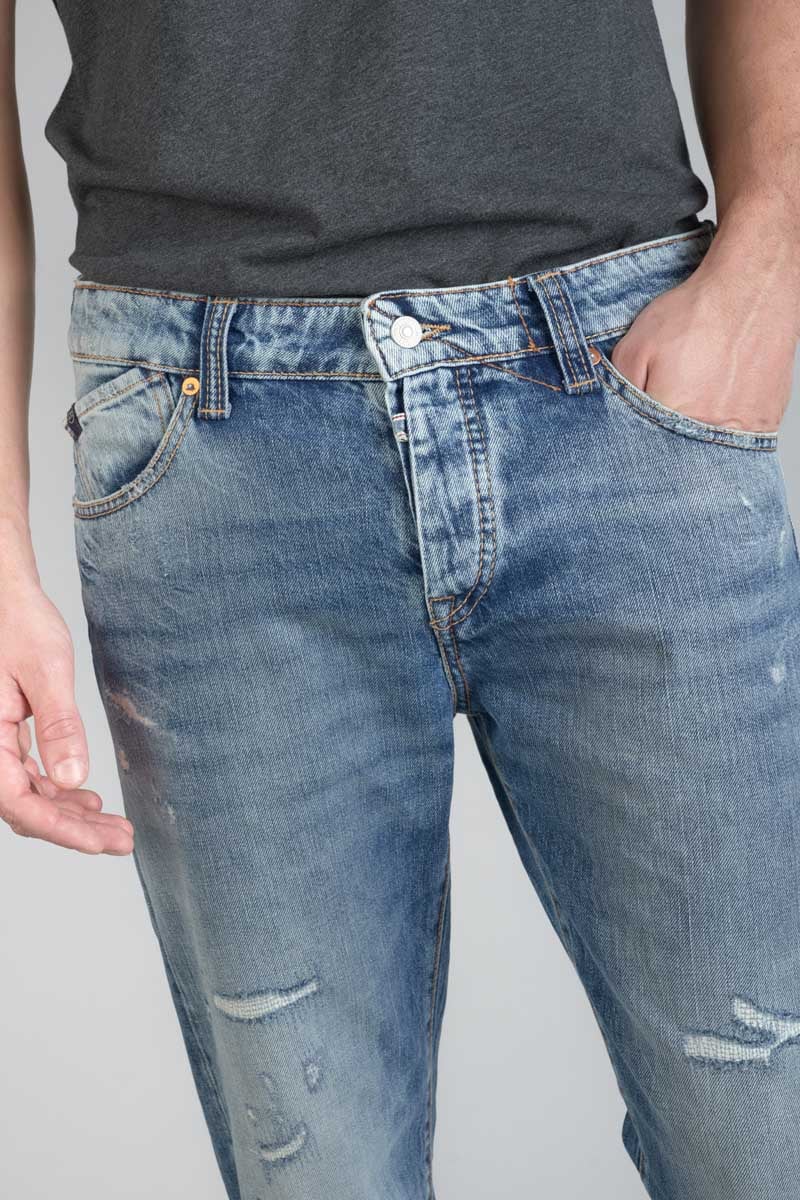 Jeans 700/20 regular Vintage destroy bleu N°4