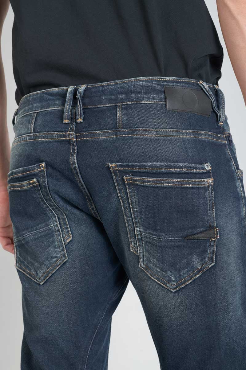 Jeans 900/03 tapered arqué Pasteur destroy bleu-noir N°2