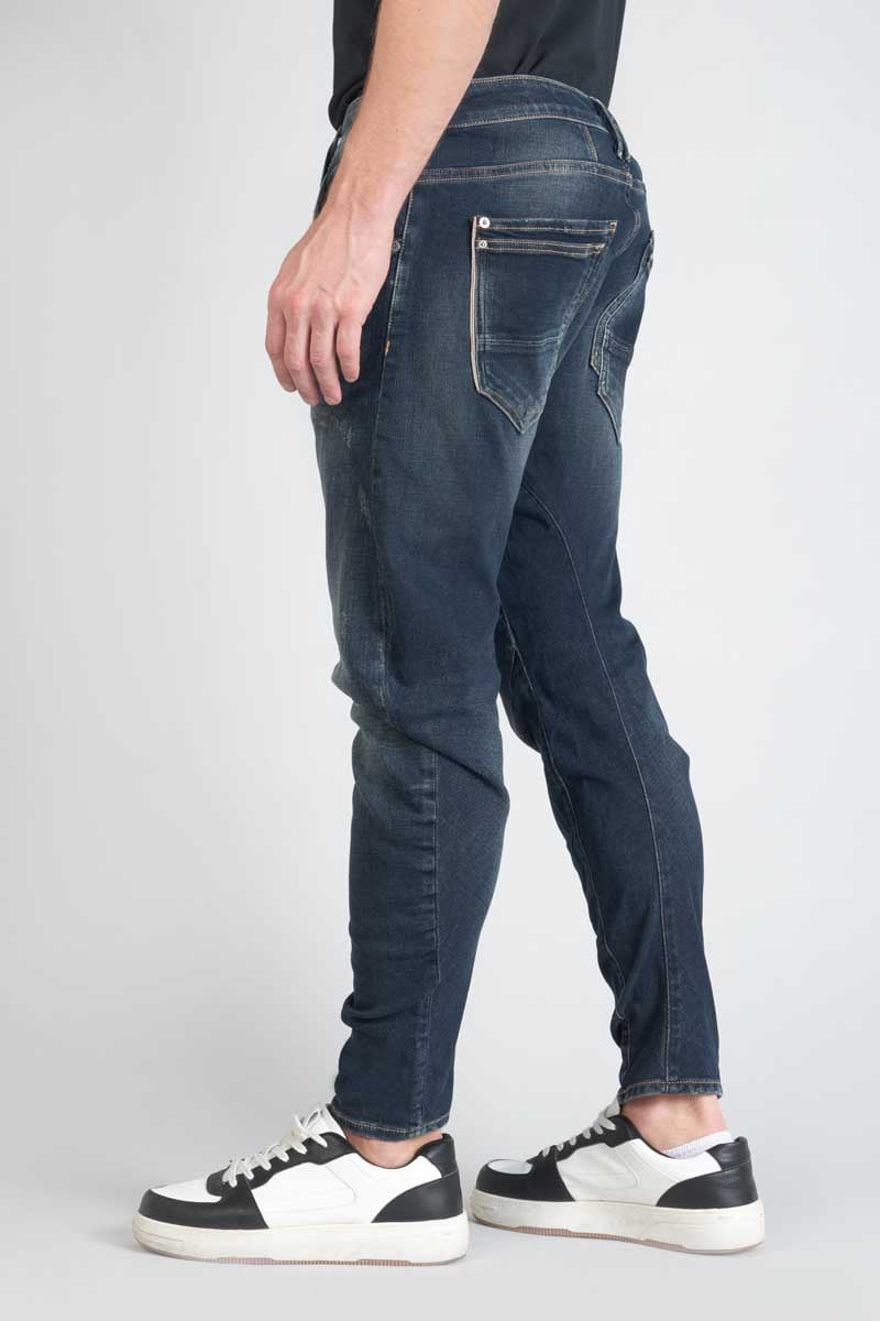 Jeans 900/03 tapered arqué Pasteur destroy bleu-noir N°2