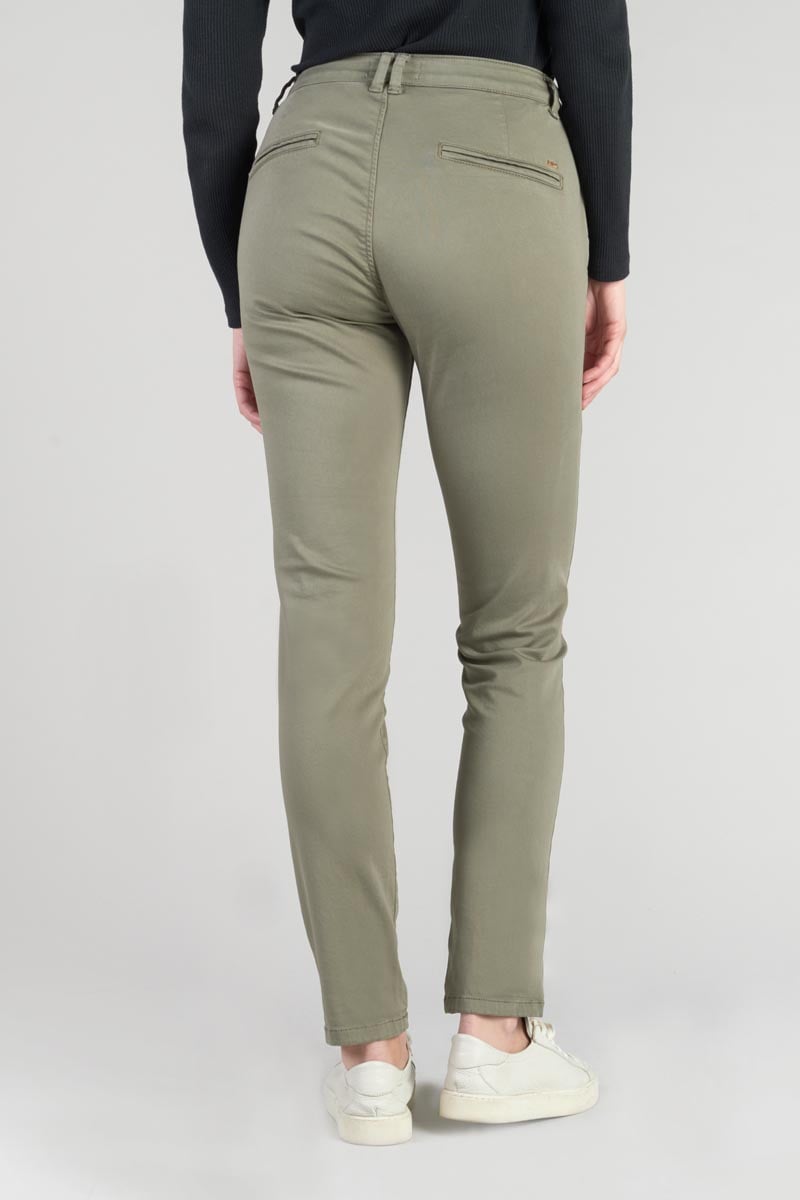 Pantalon chino Dyli4 kaki