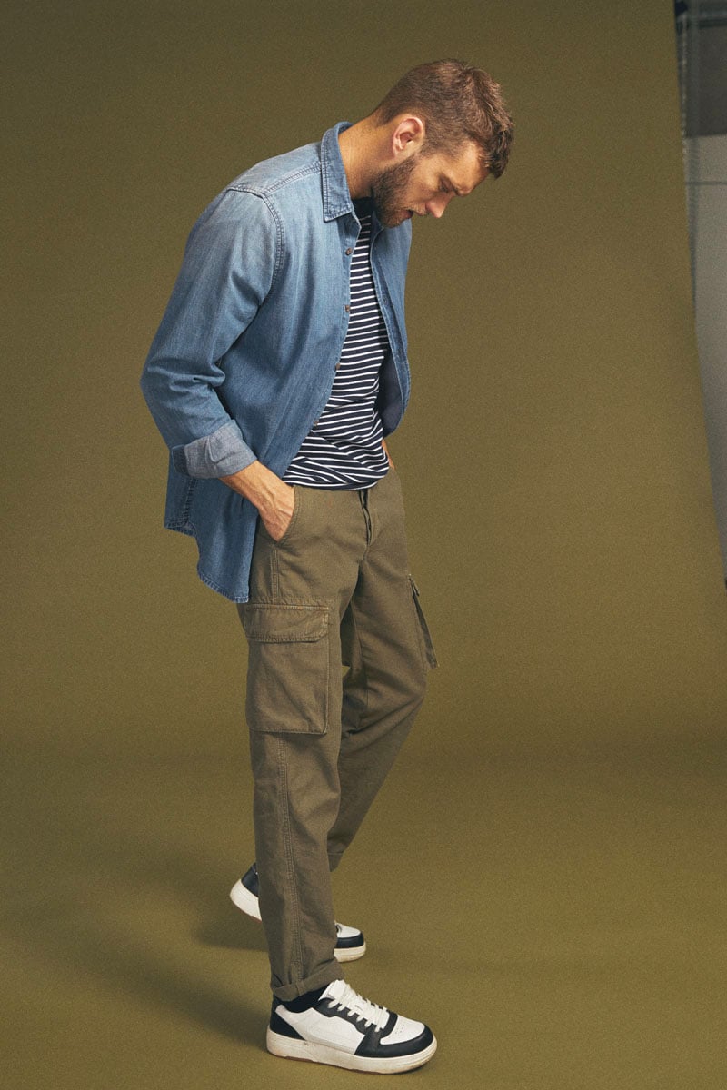 Pantalon treillis Sami kaki