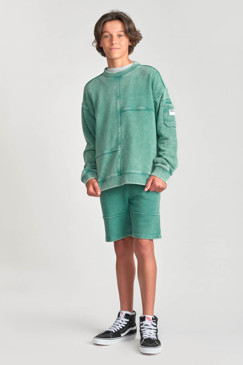 Sweat Jonbo vert délavé