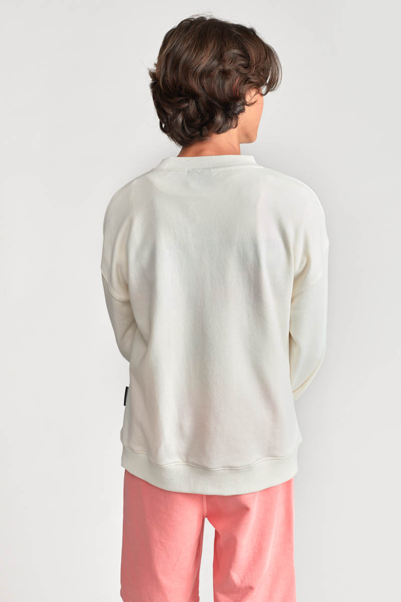 Sweat Maranbo crème imprimé