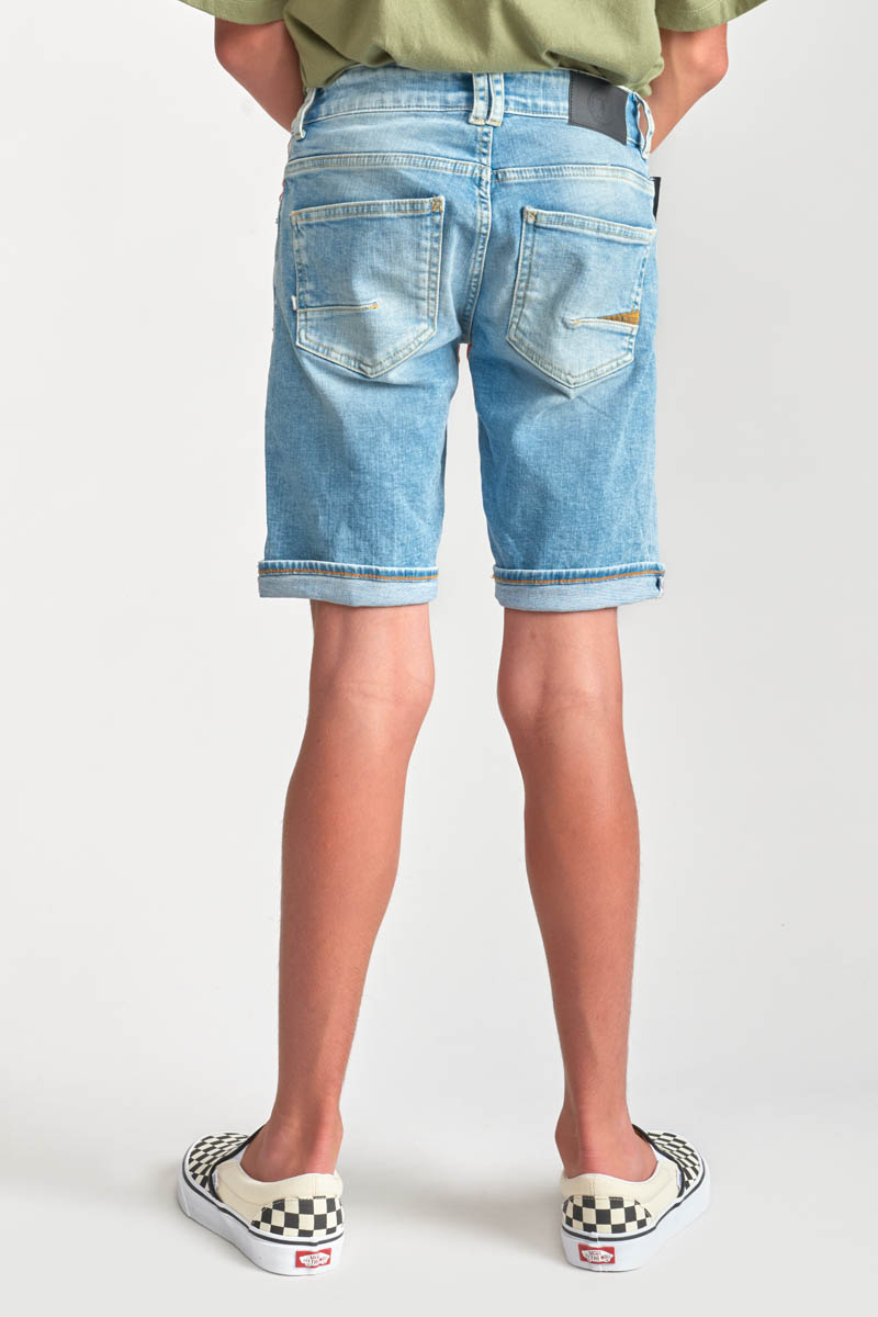 Bermuda Mike bleu clair délavé