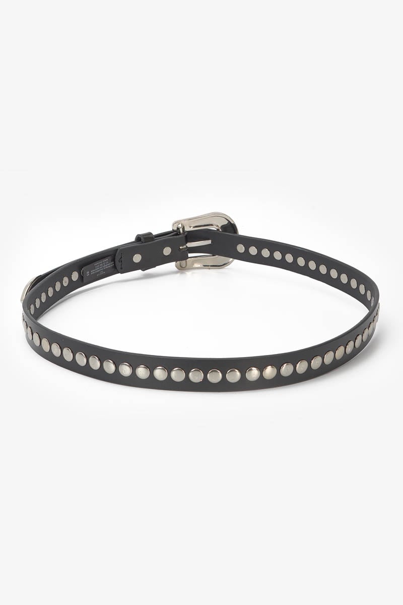 Ceinture Nigelle en cuir noire