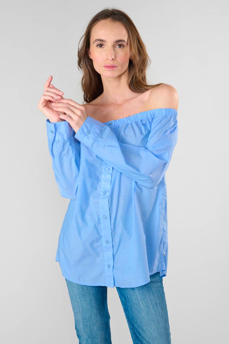 Chemise Amapola bleue