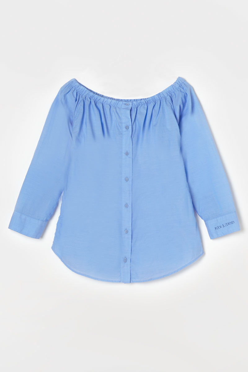 Chemise Amapola bleue