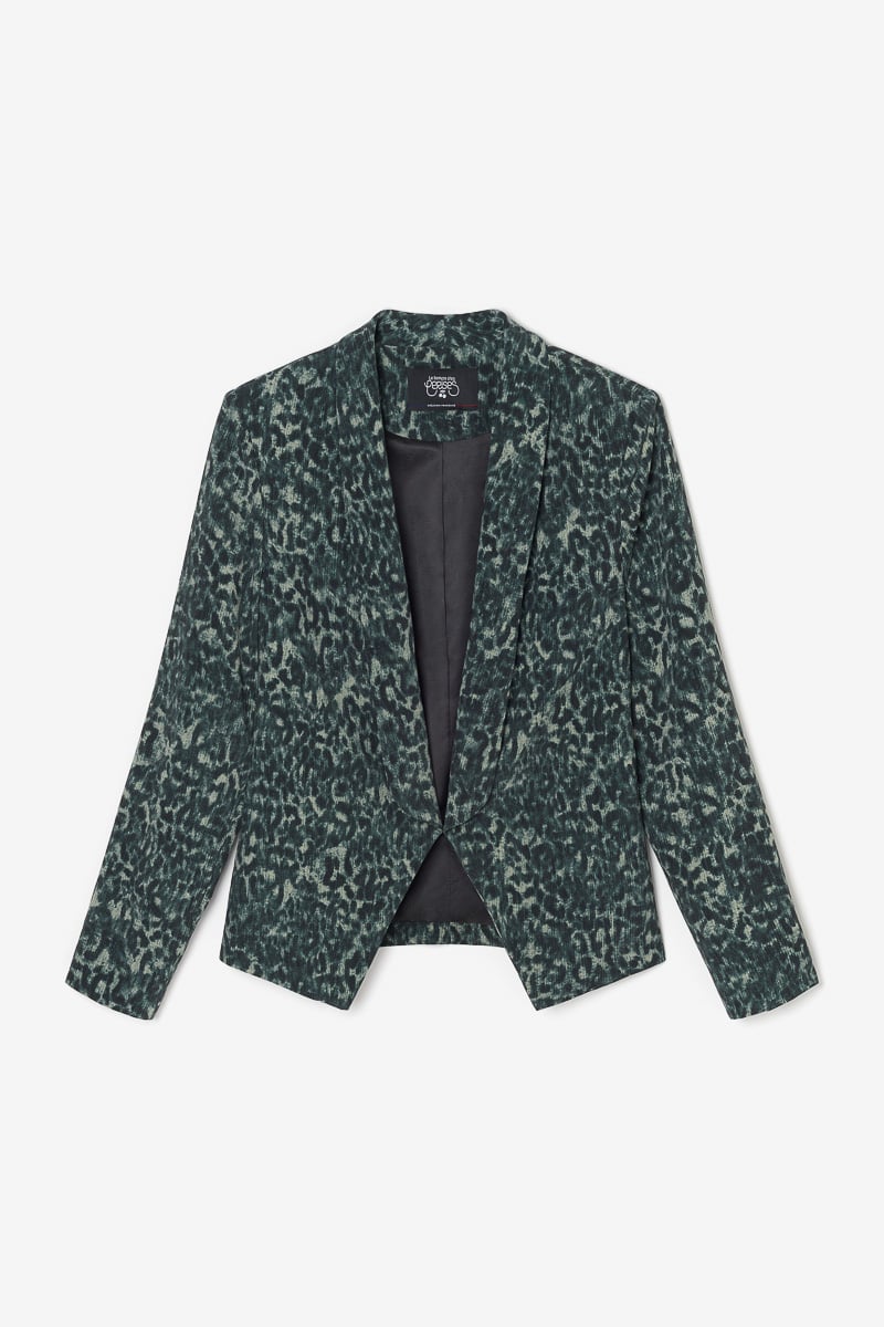 Veste blazer Camote à motif léopard