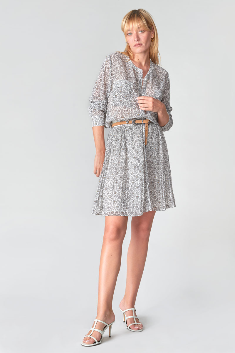 Chemise Cardina à motif fleuri