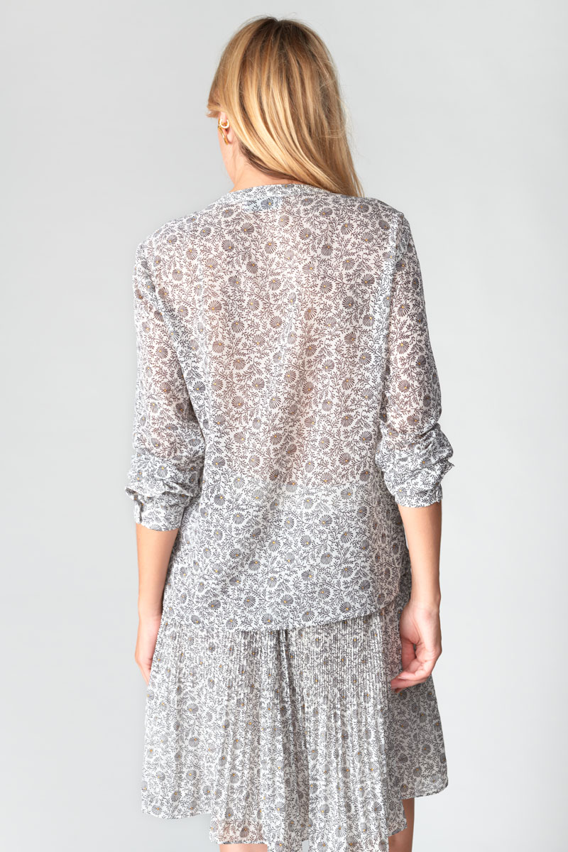 Chemise Cardina à motif fleuri