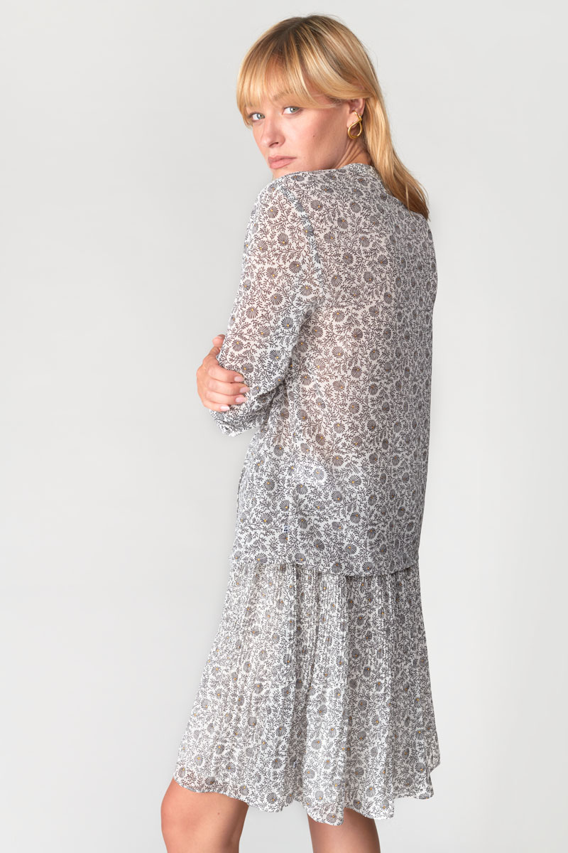 Chemise Cardina à motif fleuri