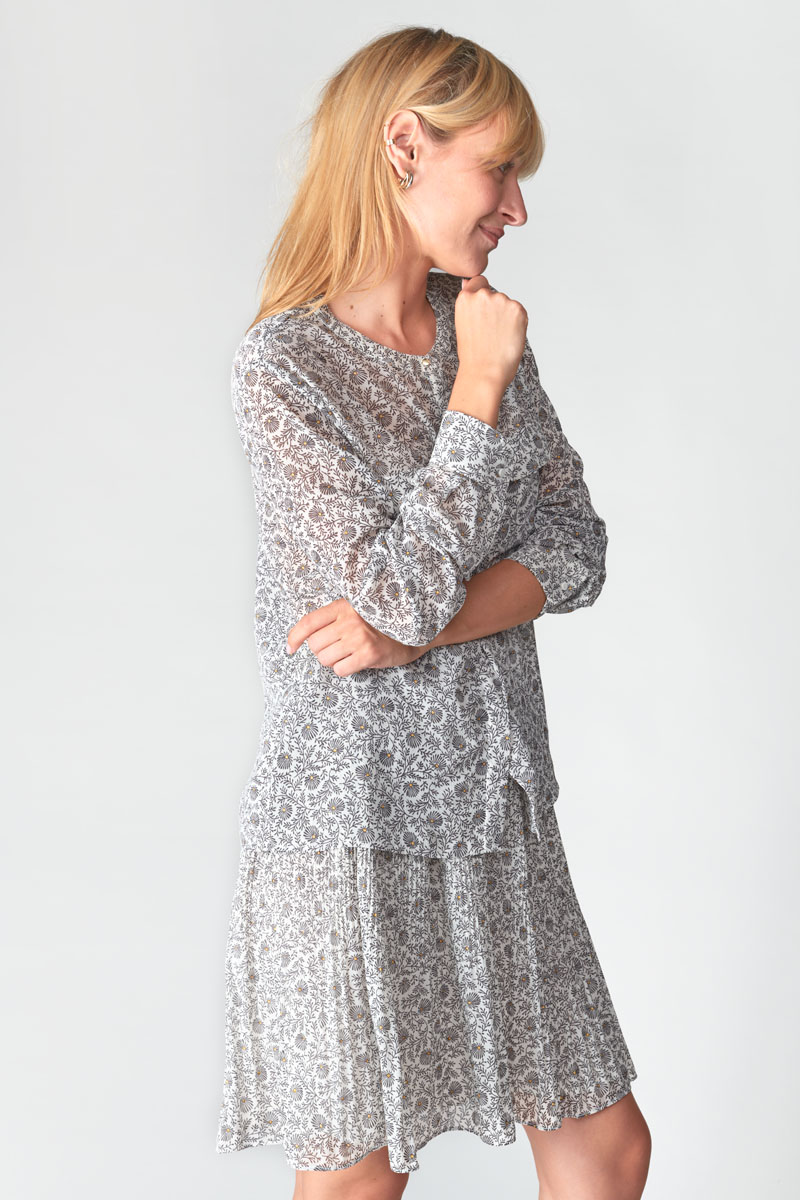 Chemise Cardina à motif fleuri