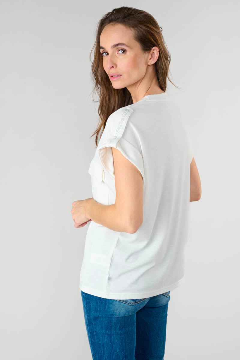 T-shirt Freesia crème