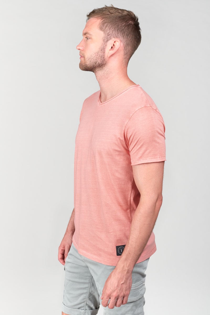 T-shirt Gribs saumon