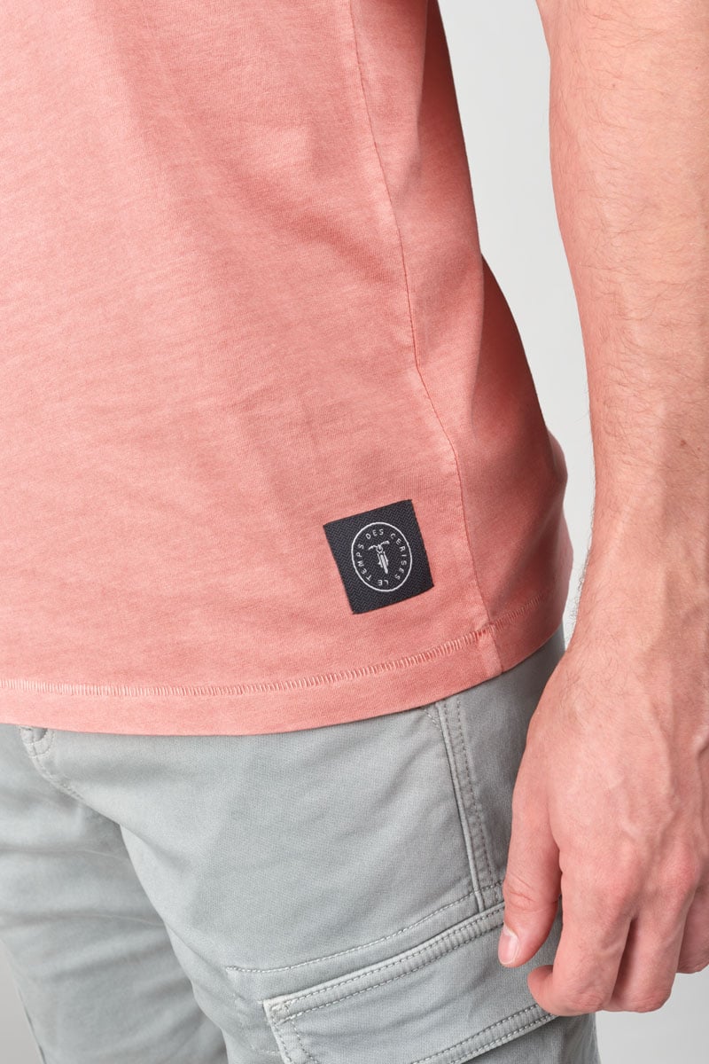 T-shirt Gribs saumon