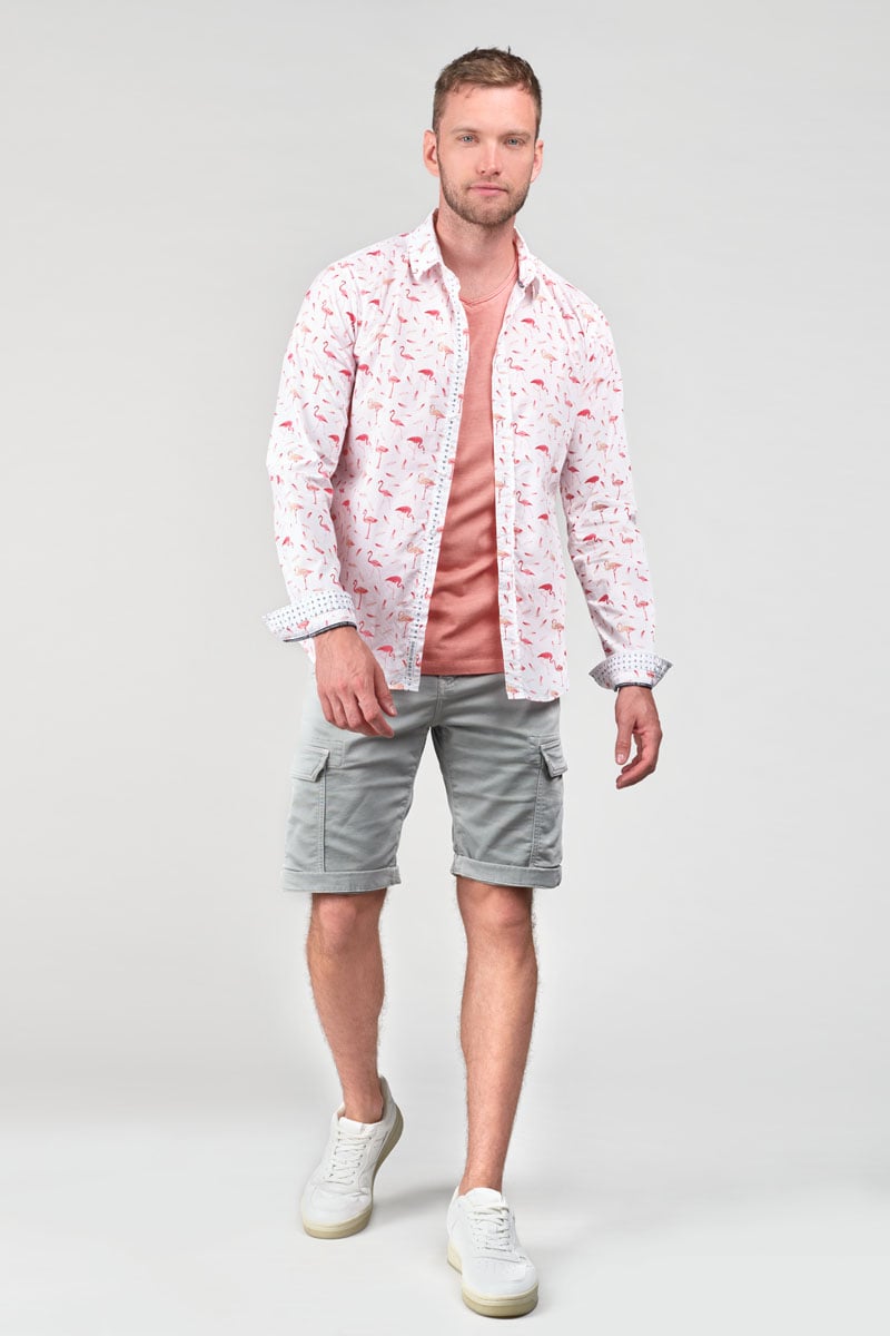 T-shirt Gribs saumon