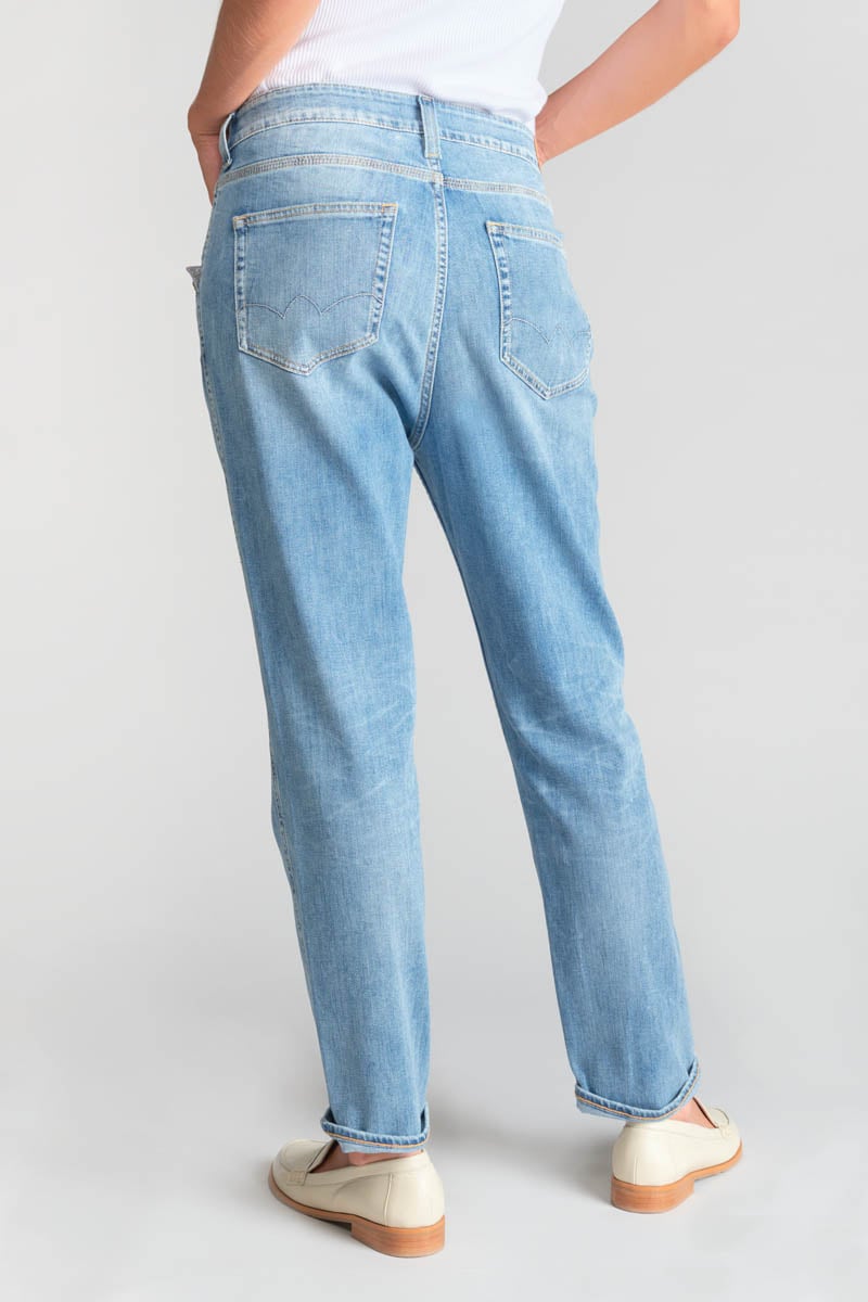Jeans 400/60 girlfriend Mana taille haute destroy bleu N°5