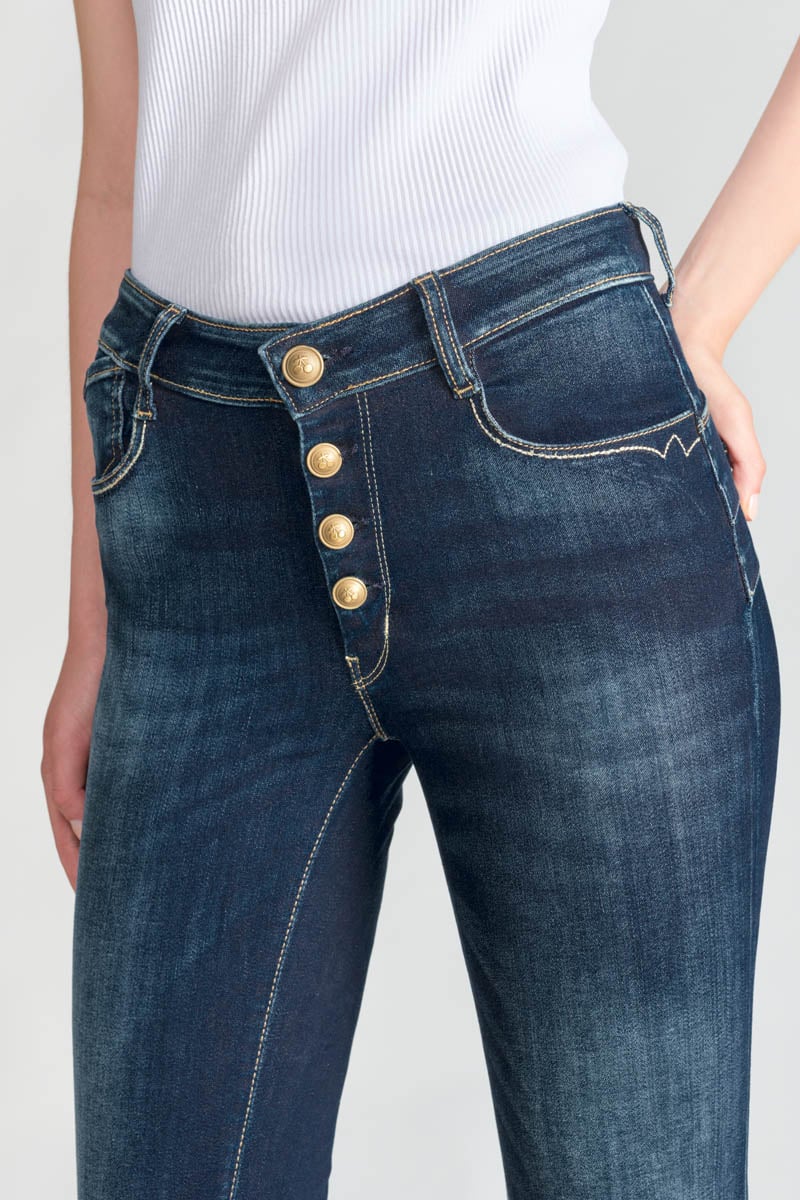 Jeans pulp slim Amel taille haute bleu N°1