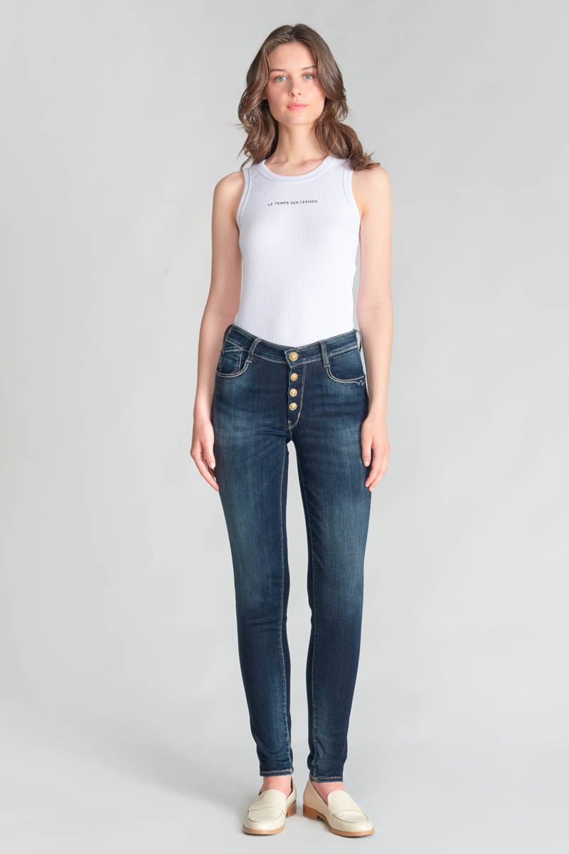 Jeans pulp slim Amel taille haute bleu N°1