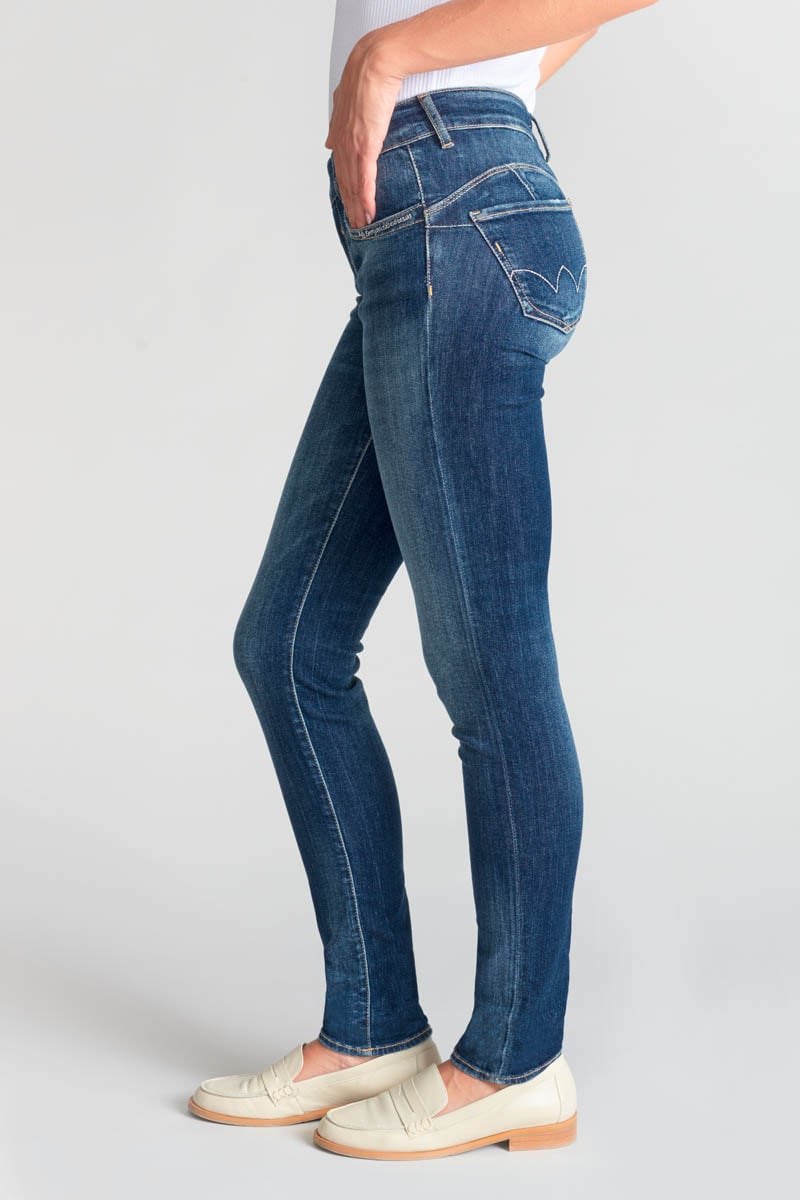 Jeans pulp slim Cerises bleu N°2