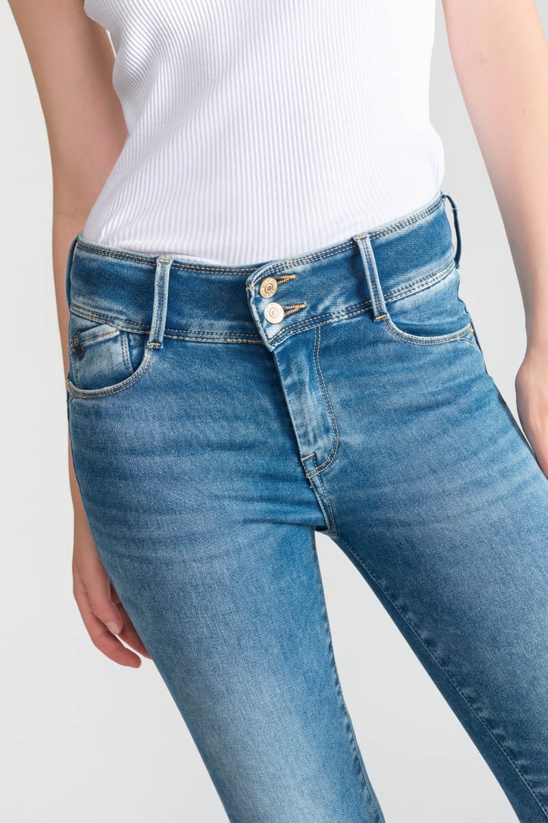 Jeans ultra pulp slim Farmer taille haute 7/8ème bleu N°3