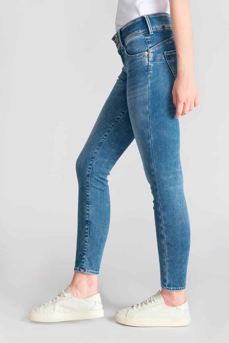 Jeans ultra pulp slim Farmer taille haute 7/8ème bleu N°3