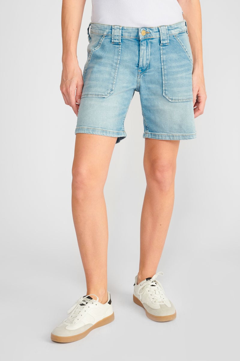 Short en jeans Goudes bleu