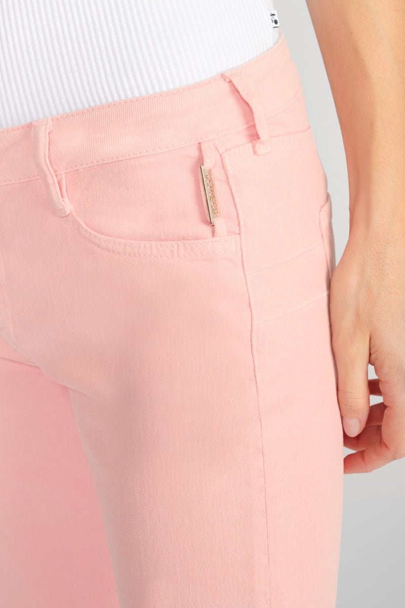 Jeans flare Maes rose pastel