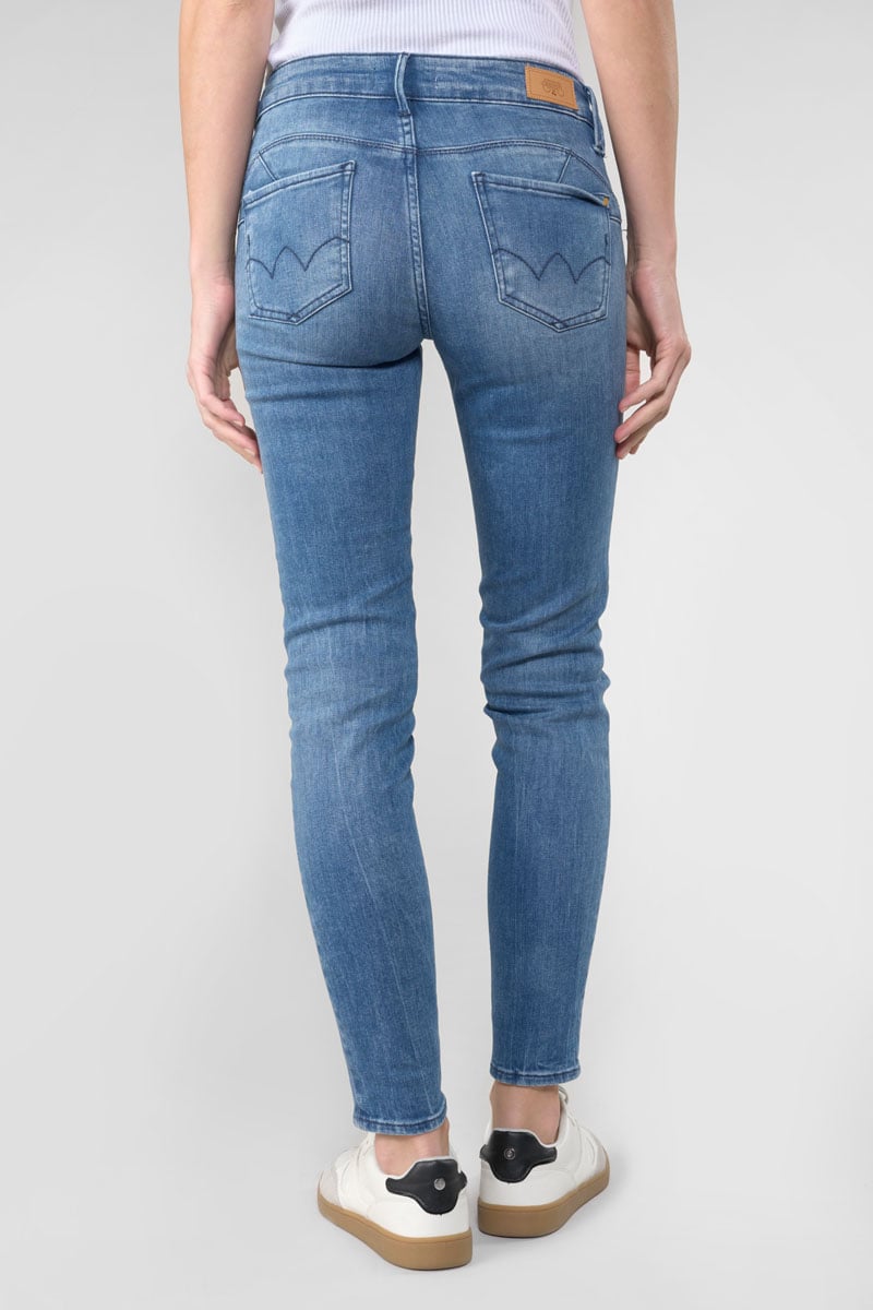 Jeans pulp slim Vigny 7/8ème bleu N°4