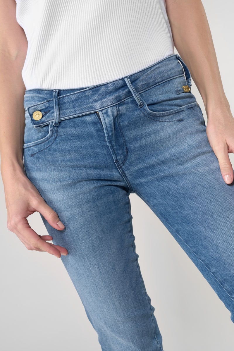Jeans pulp slim Vigny 7/8ème bleu N°4