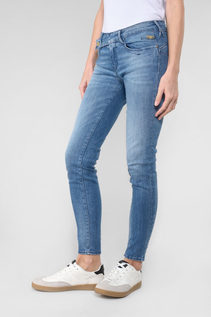 Jeans pulp slim Vigny 7/8ème bleu N°4
