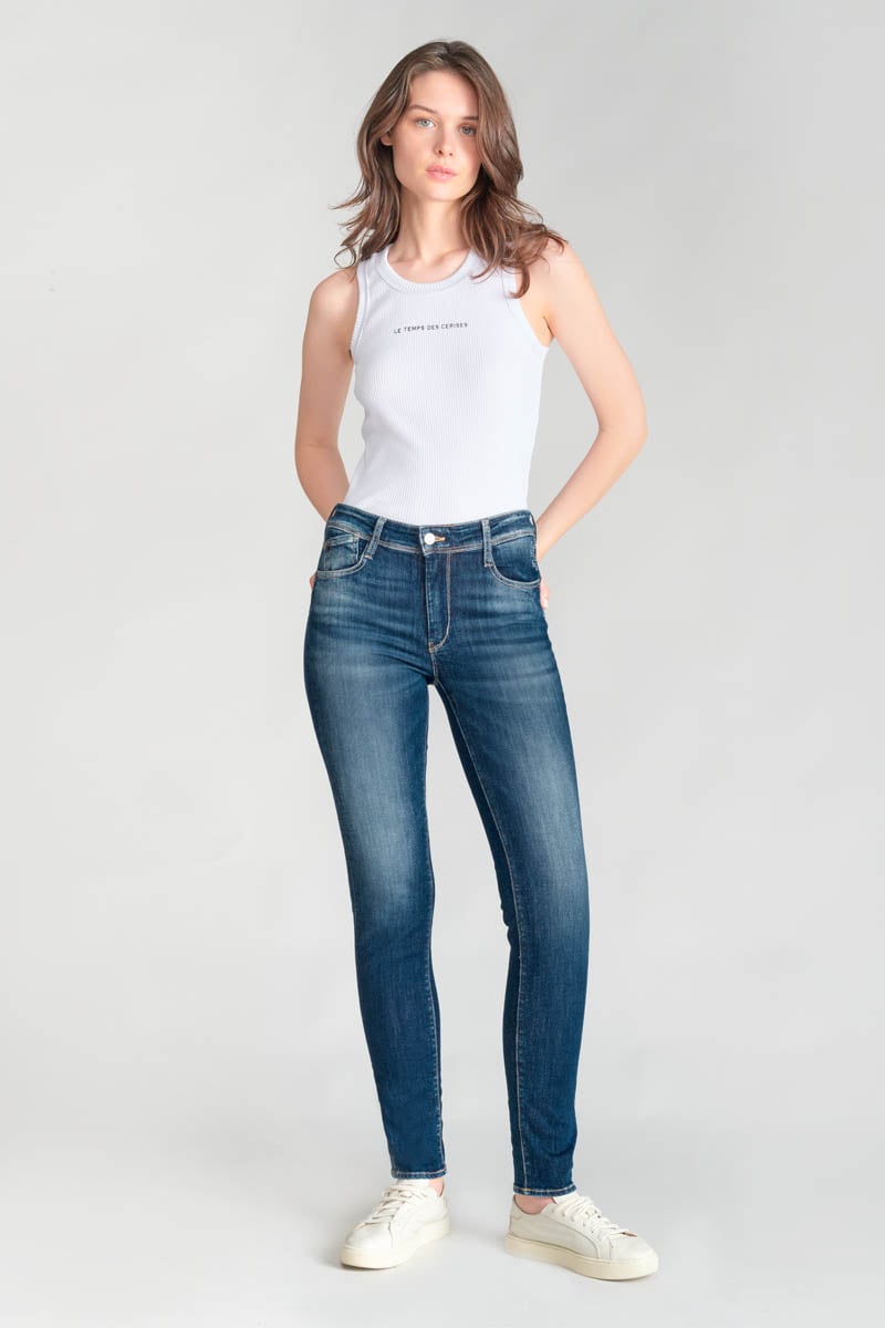 Jeans pulp slim Zazi taille haute bleu N°2