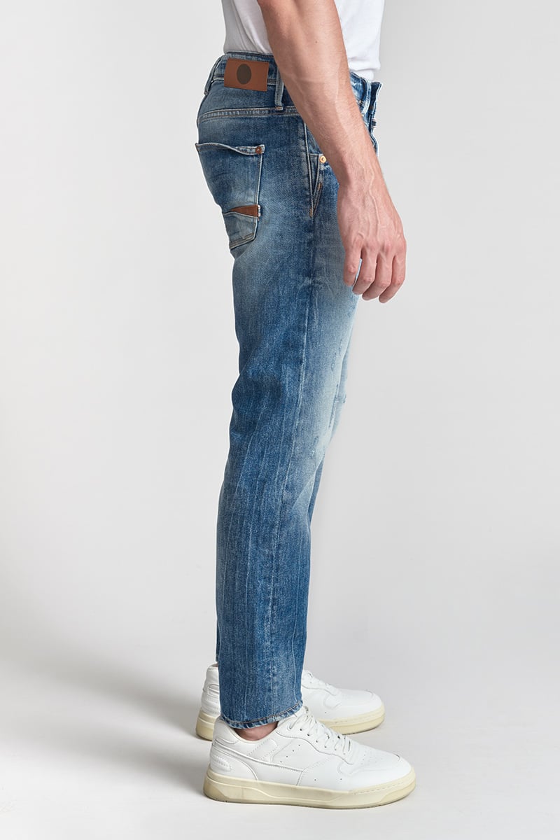 Jeans 700/11 adjusted Beny destroy bleu N°4