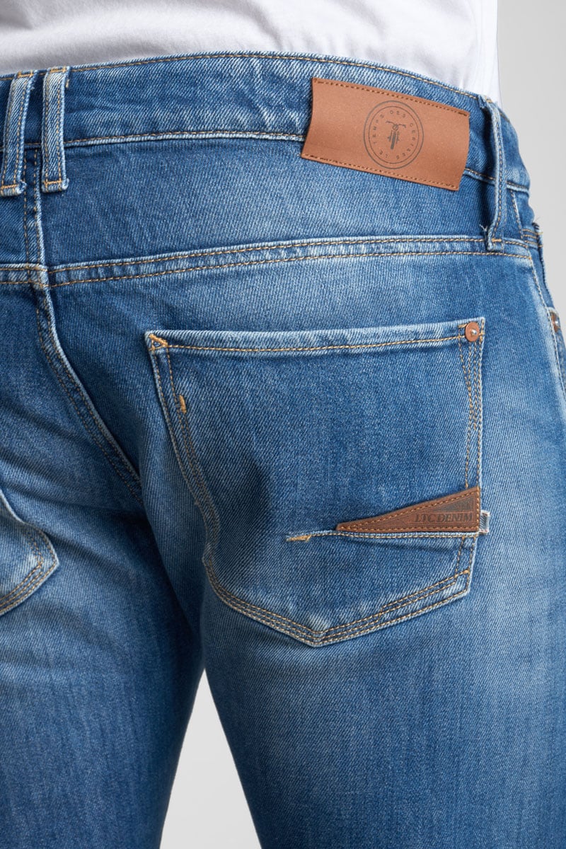 Jeans 800/12 regular Pazy destroy bleu N°3