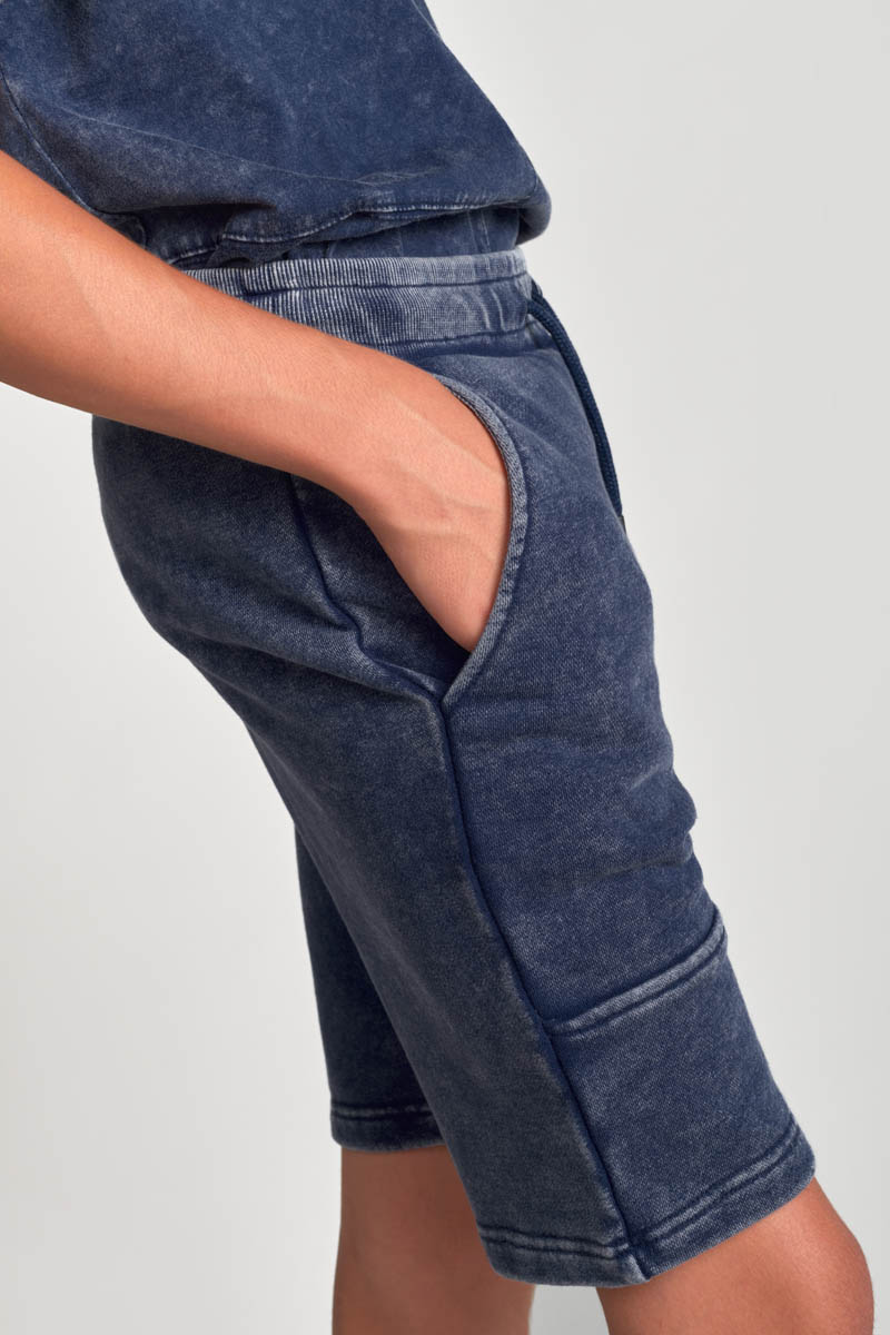 Bermuda Popbo bleu délavé