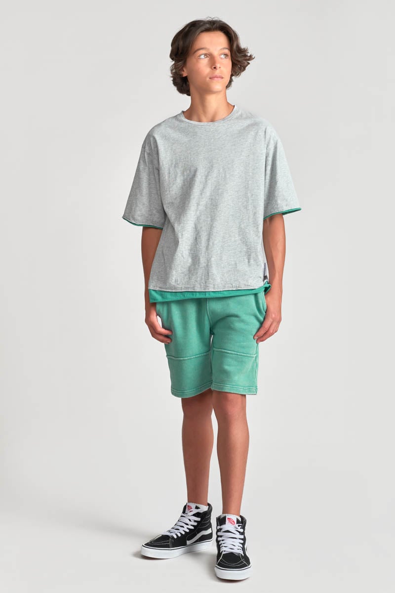 Bermuda Popbo vert délavé