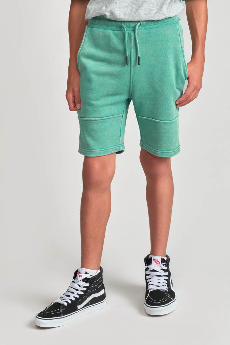 Bermuda Popbo vert délavé