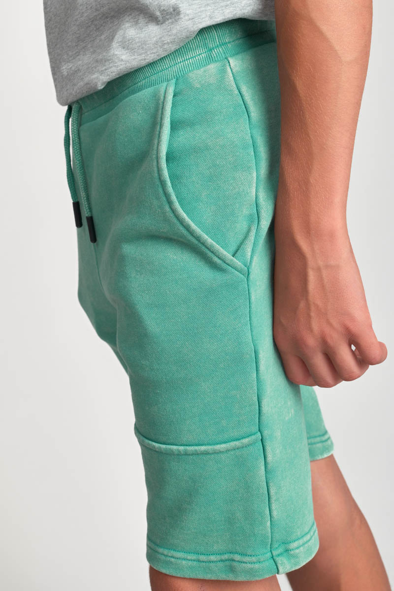 Bermuda Popbo vert délavé