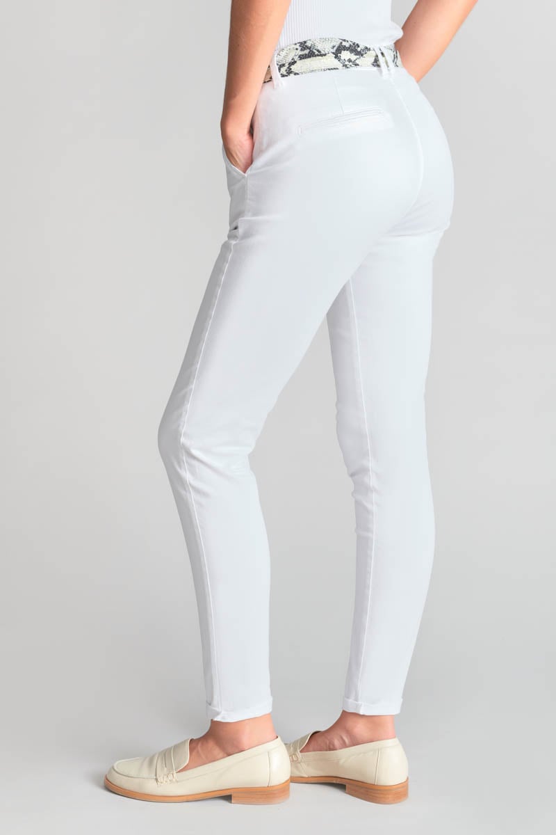 Pantalon chino Dyli5 blanc