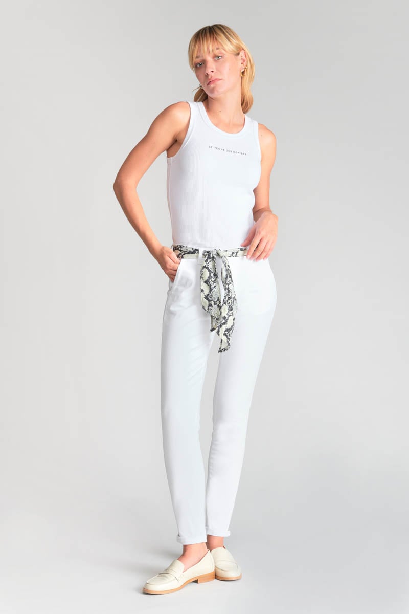 Pantalon chino Dyli5 blanc